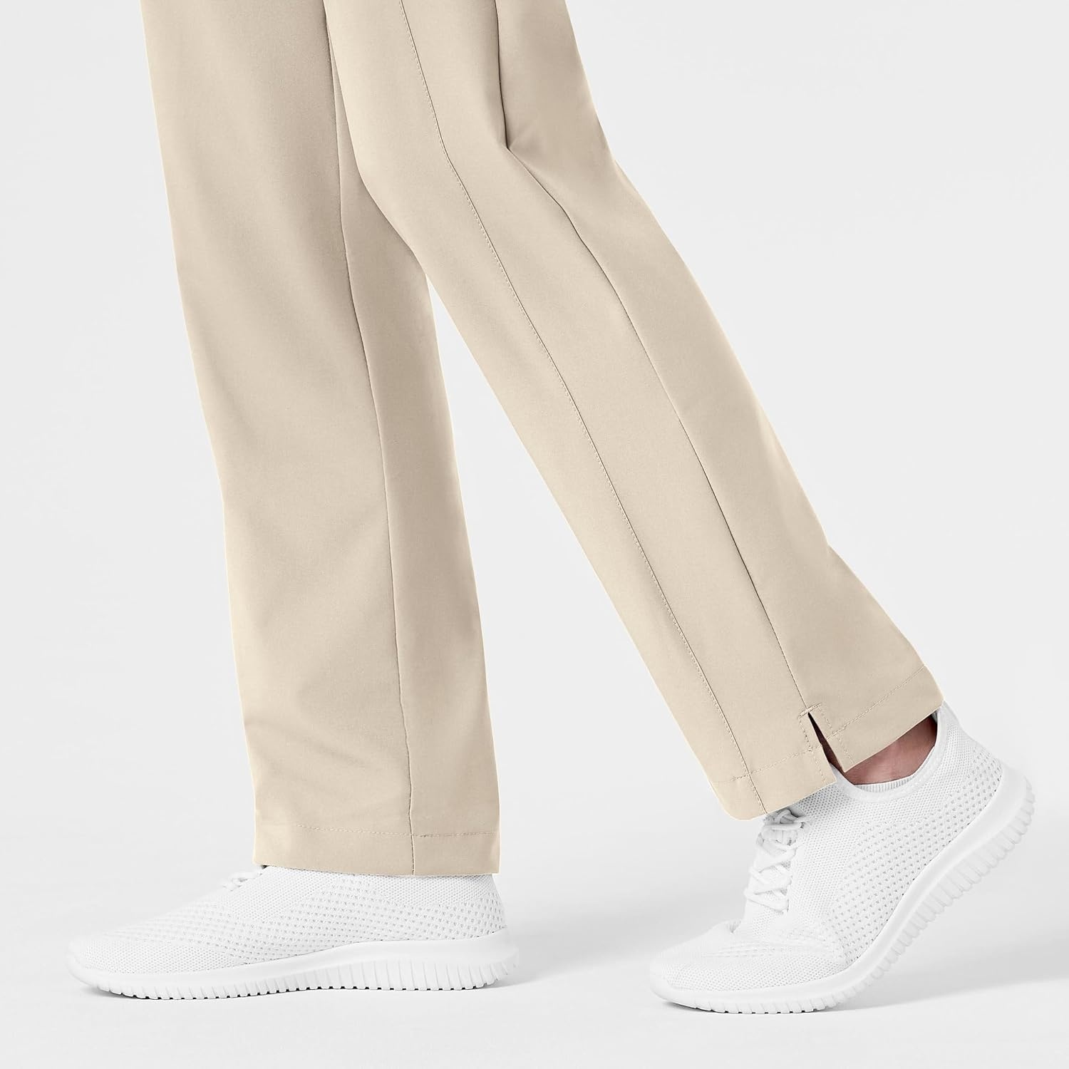 Women’s Flat Front Cargo Pant(Khaki)