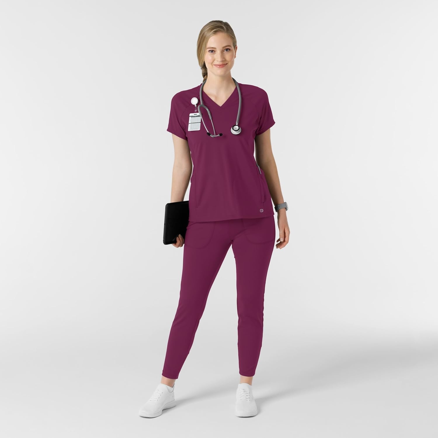 Wink Renew Women’s Track Scrub Pant(Wine)