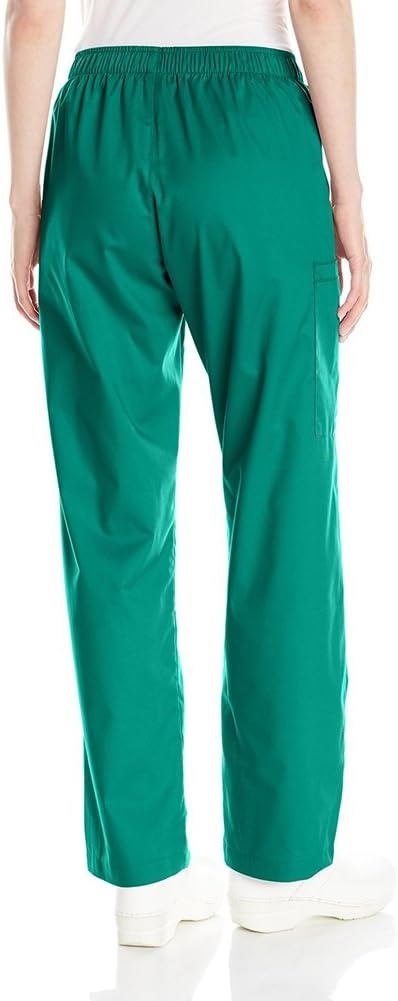 Wink WonderWORK Women’s Pull-On Cargo Scrub Pant, Hunter, M PET