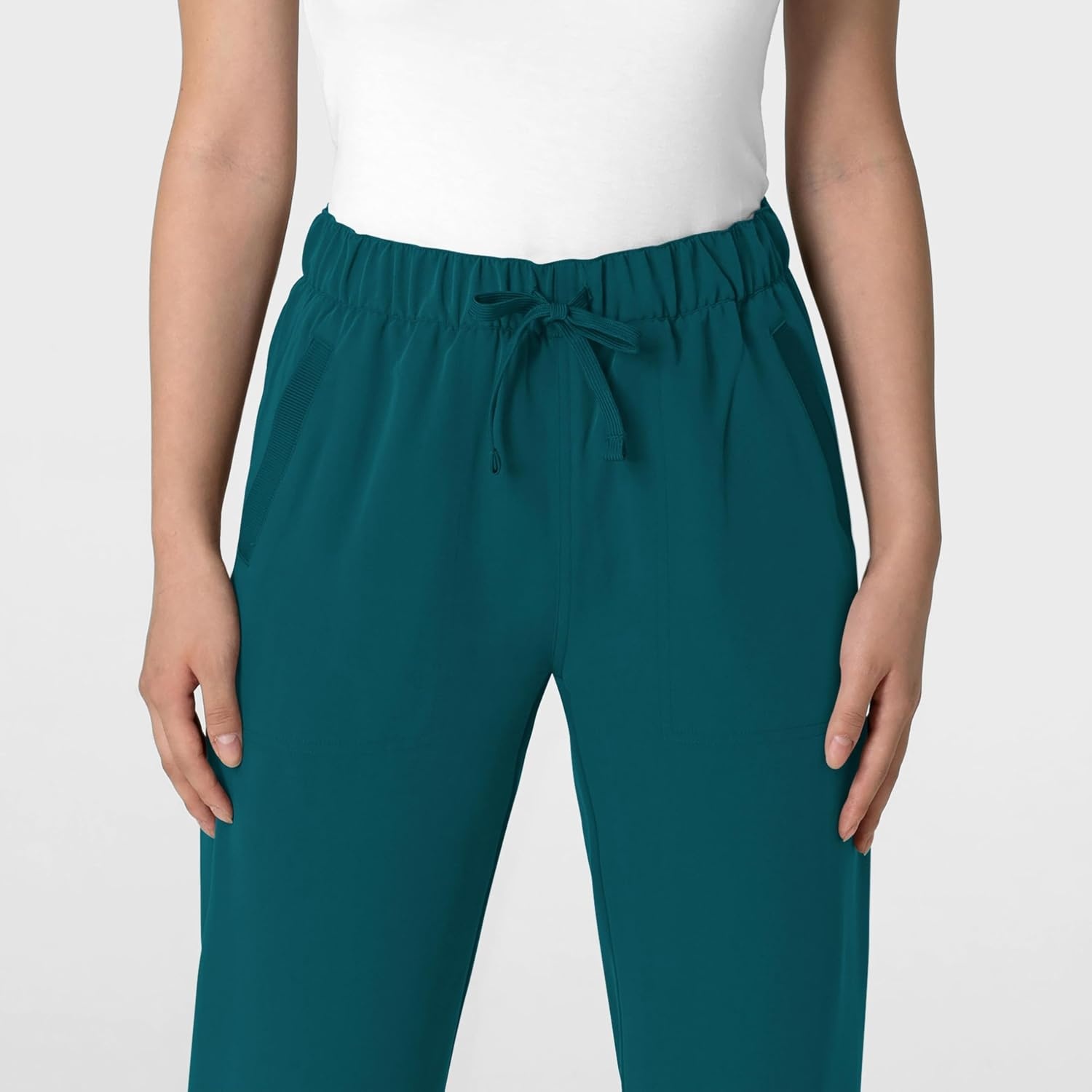 Wink Women’s Women’s Stovepipe High-Low Hem Scrub Pant(Caribbean)