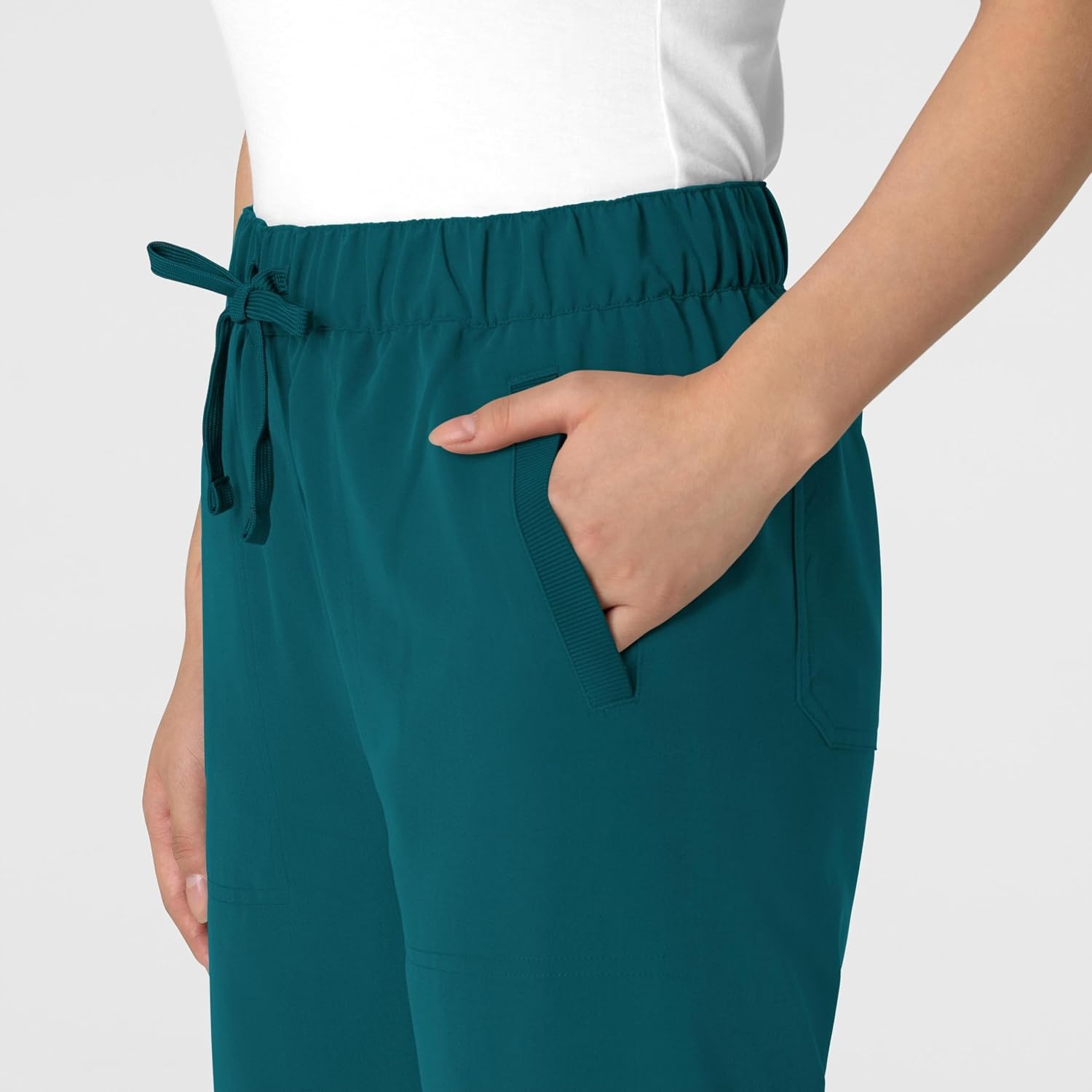 Wink Women’s Women’s Stovepipe High-Low Hem Scrub Pant(Caribbean)