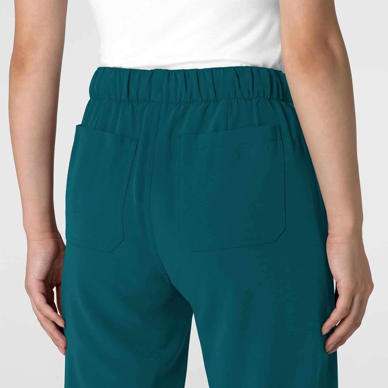 Wink Women’s Women’s Stovepipe High-Low Hem Scrub Pant(Caribbean)