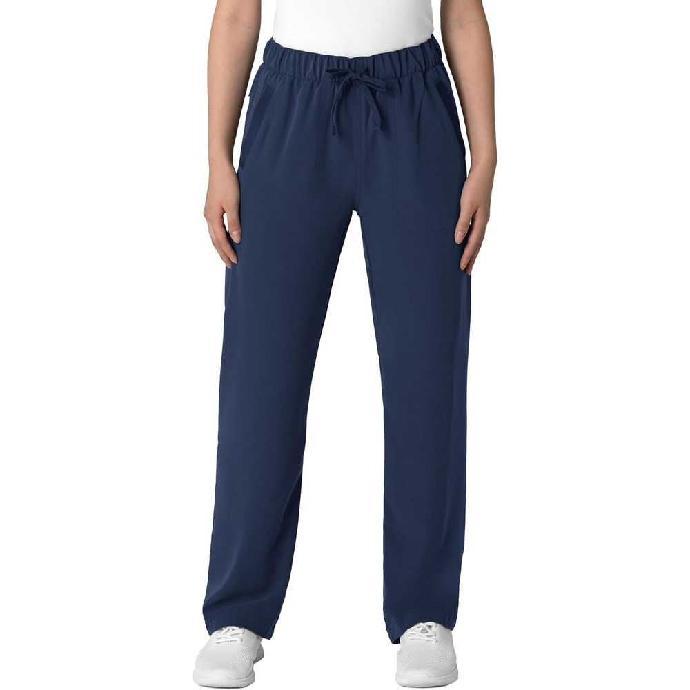 Wink Women’s Women’s Stovepipe High-Low Hem Scrub Pant(Navy)