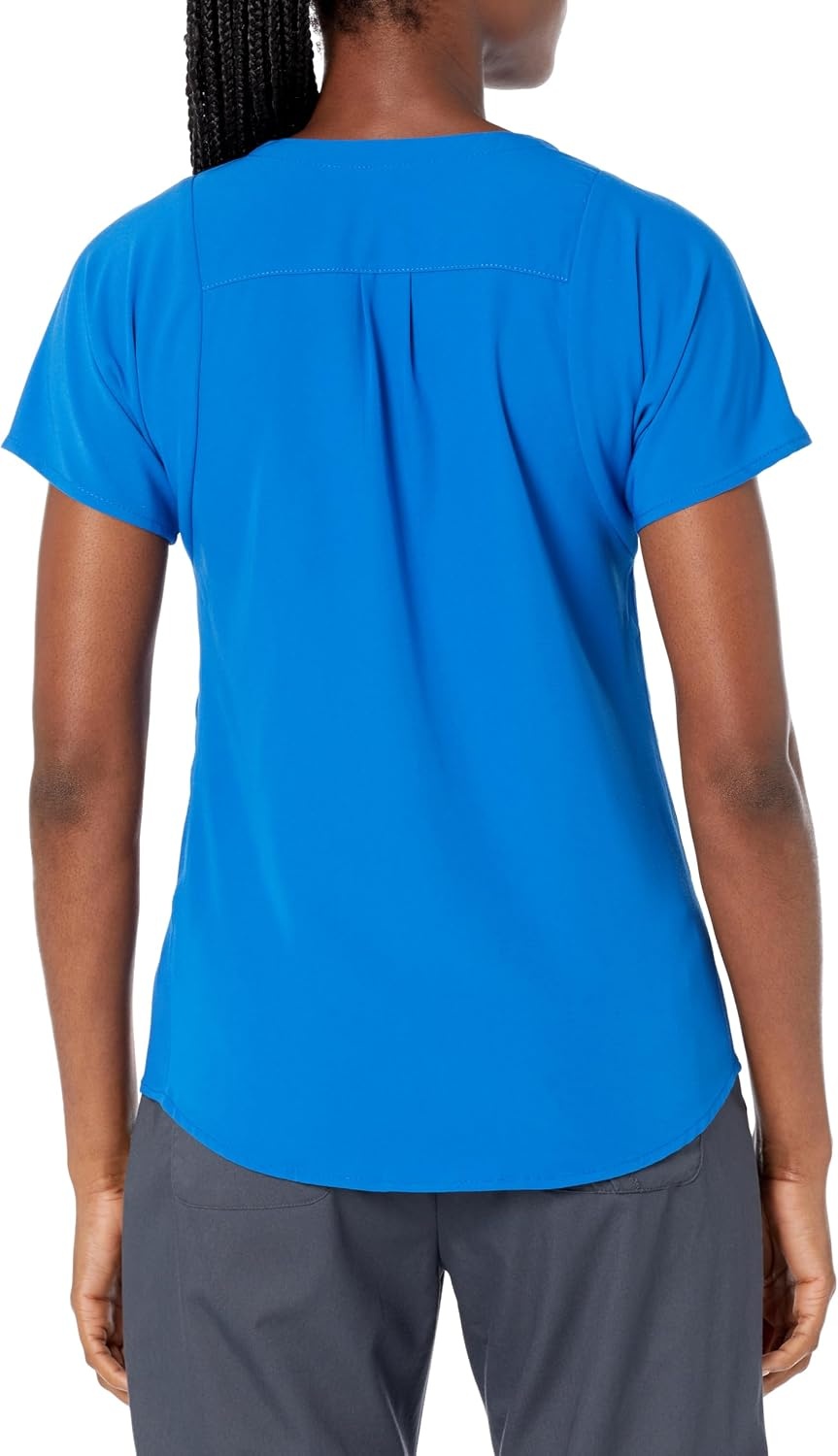 WonderWink Women’s Dolman 3 Pocket Scrub Top, Royal, XS