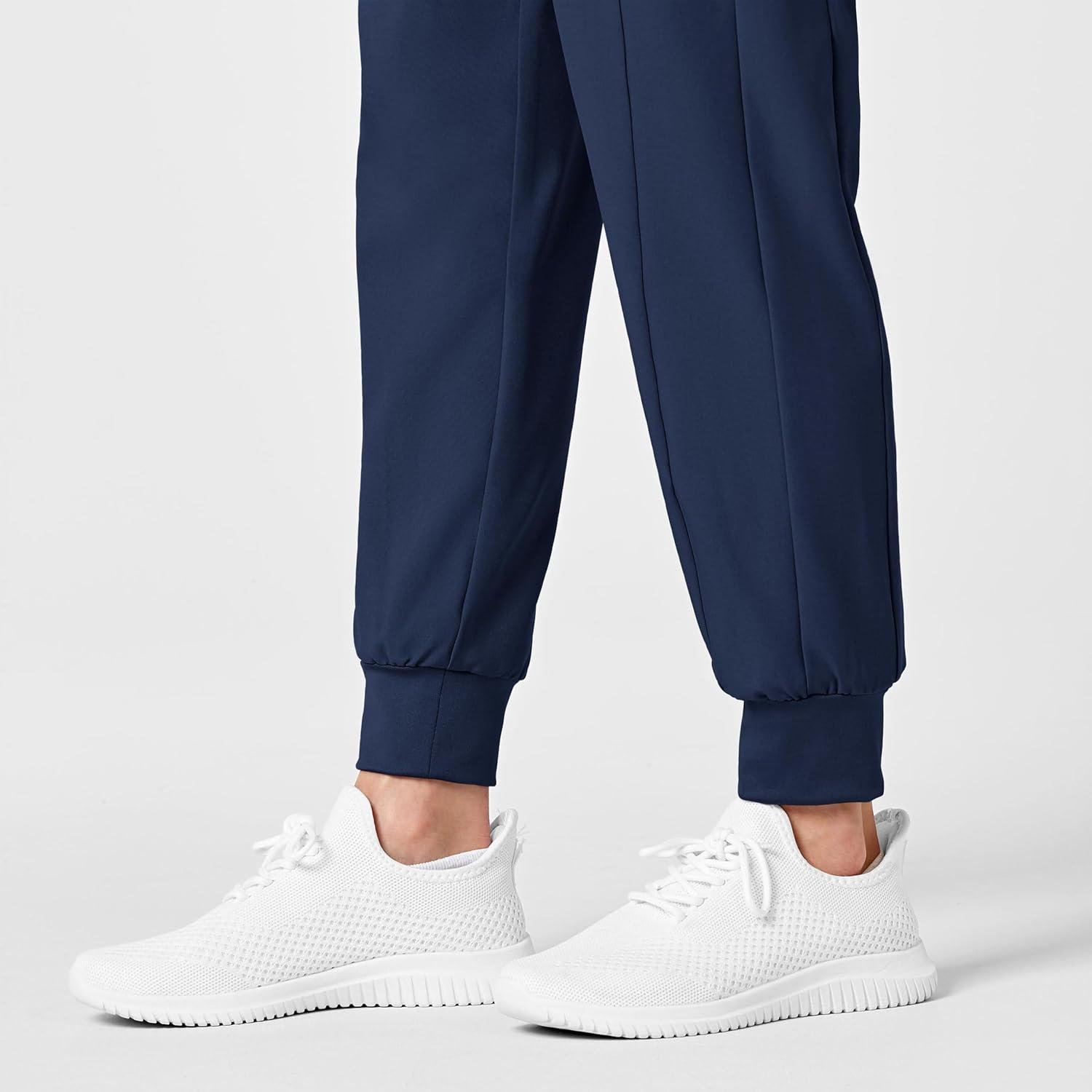 WonderWink Women’s W123 Maternity Jogger Scrub Pant(Navy)