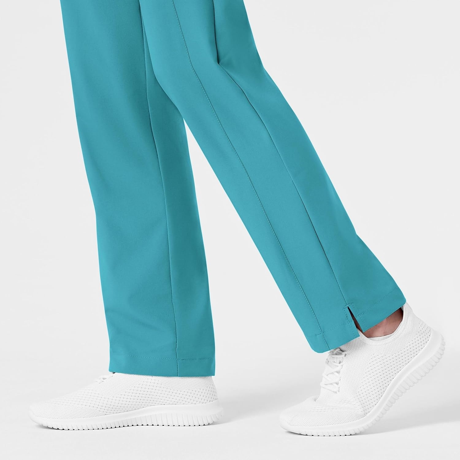 Women’s Flat Front Cargo Pant(Teal Blue)
