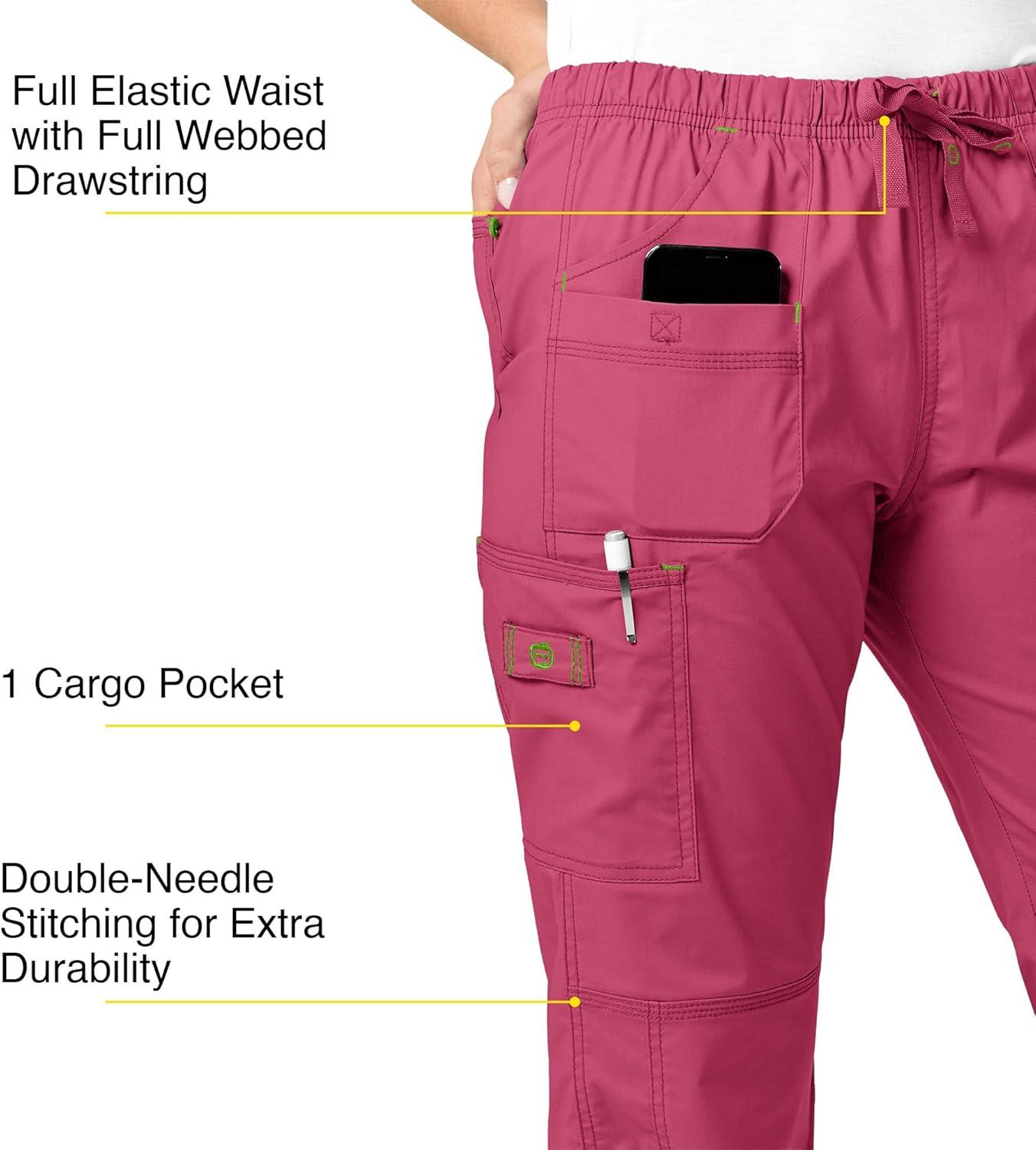 WonderWink Women’s Wonderflex Faith Scrub Pant(Papaya)