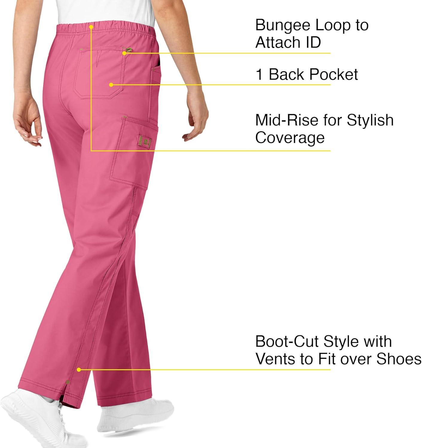 WonderWink Women’s Wonderflex Faith Scrub Pant(Papaya)