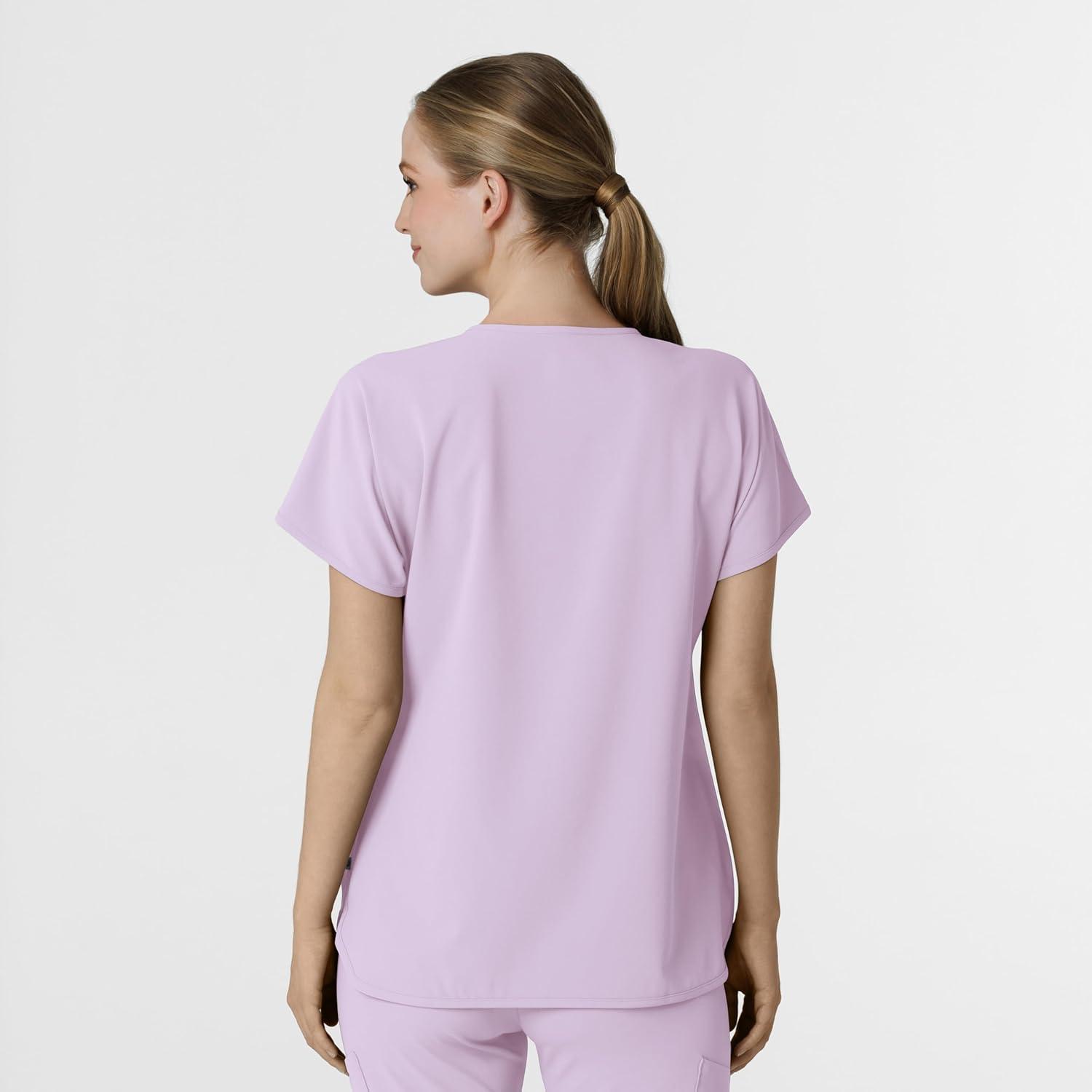 Wink Women’s Dolman Scrub Top – Pastel Lilac, XL