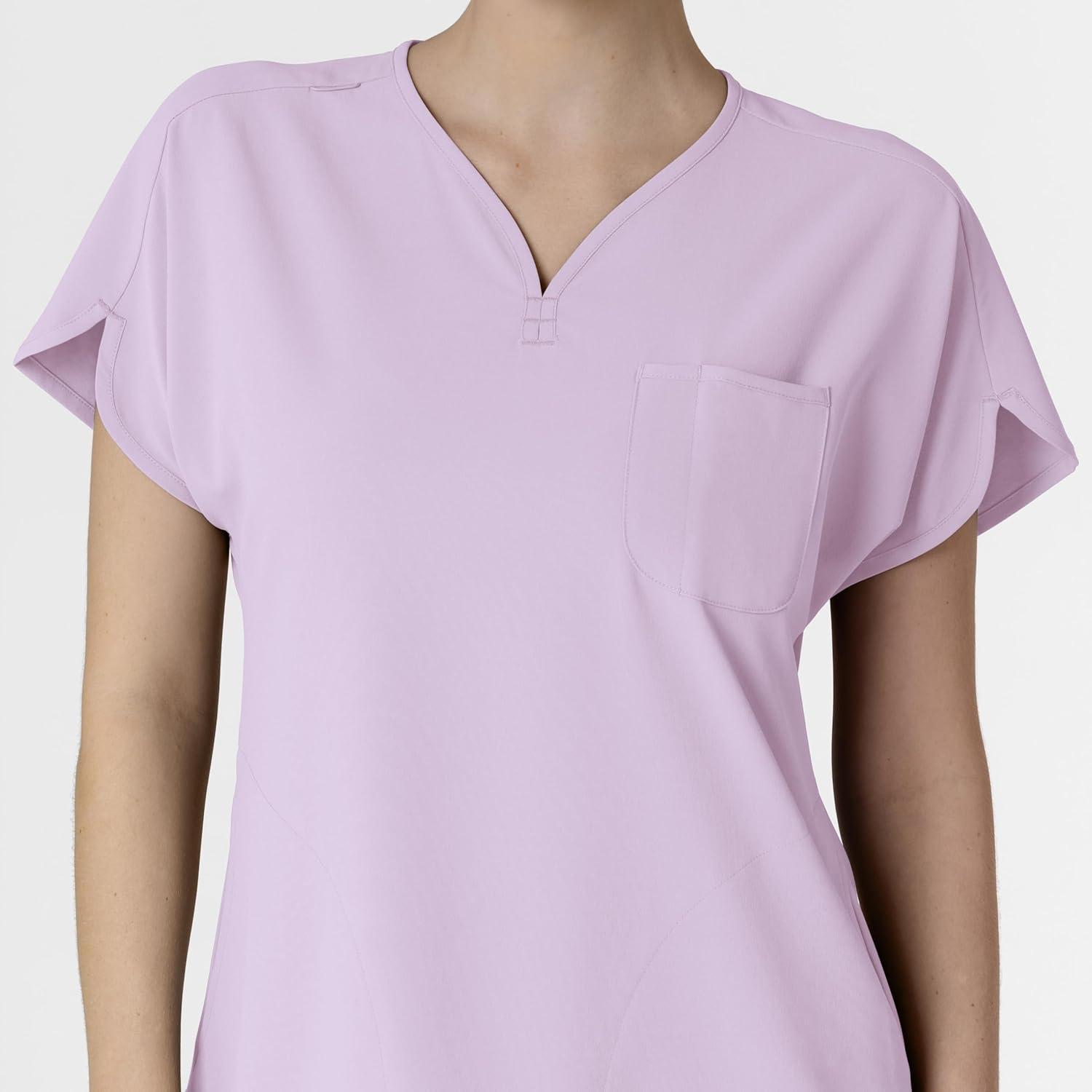 Wink Women’s Dolman Scrub Top – Pastel Lilac, XL