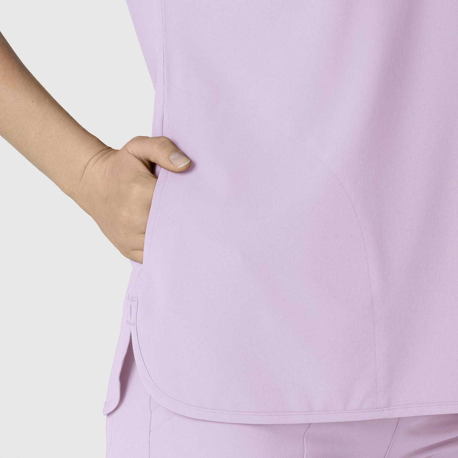 Wink Women’s Dolman Scrub Top – Pastel Lilac, XL