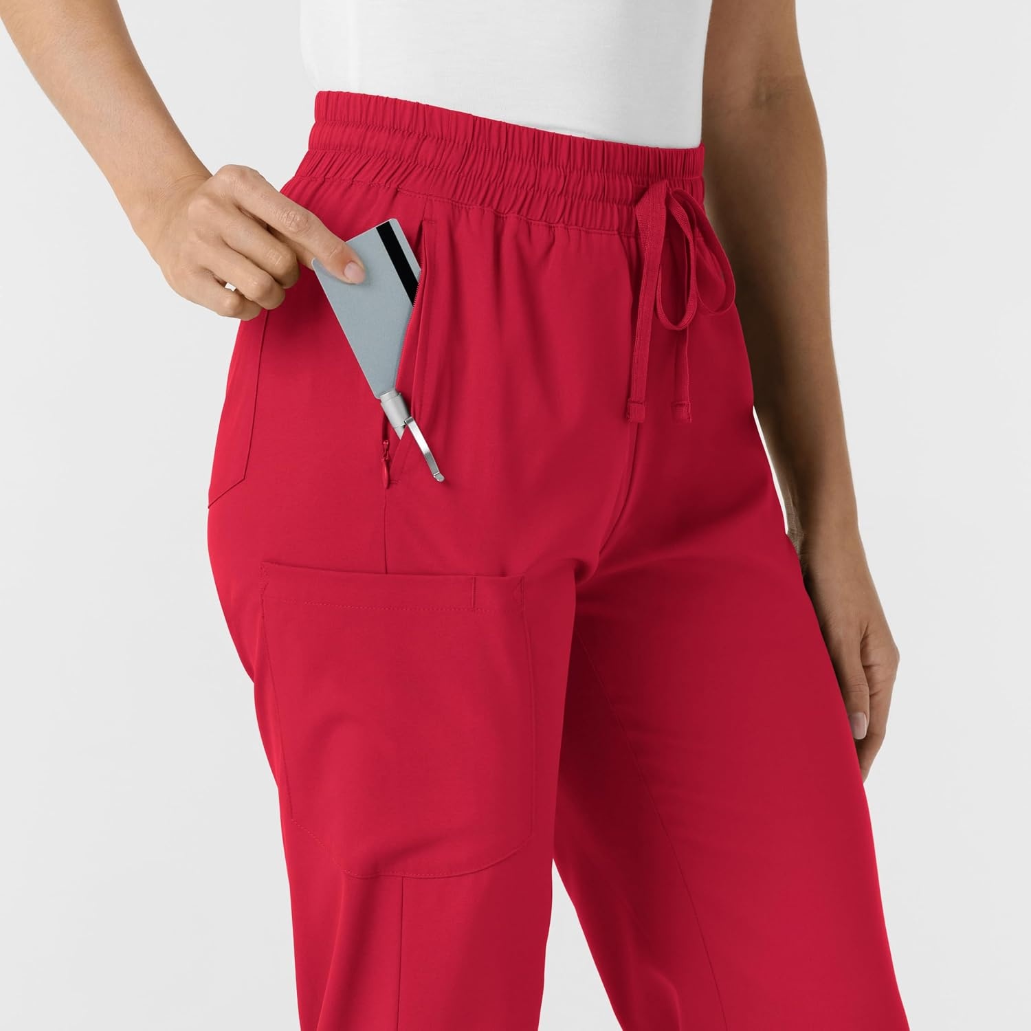 Wink Boundless Women’s Bootcut Scrub Pant(Red)