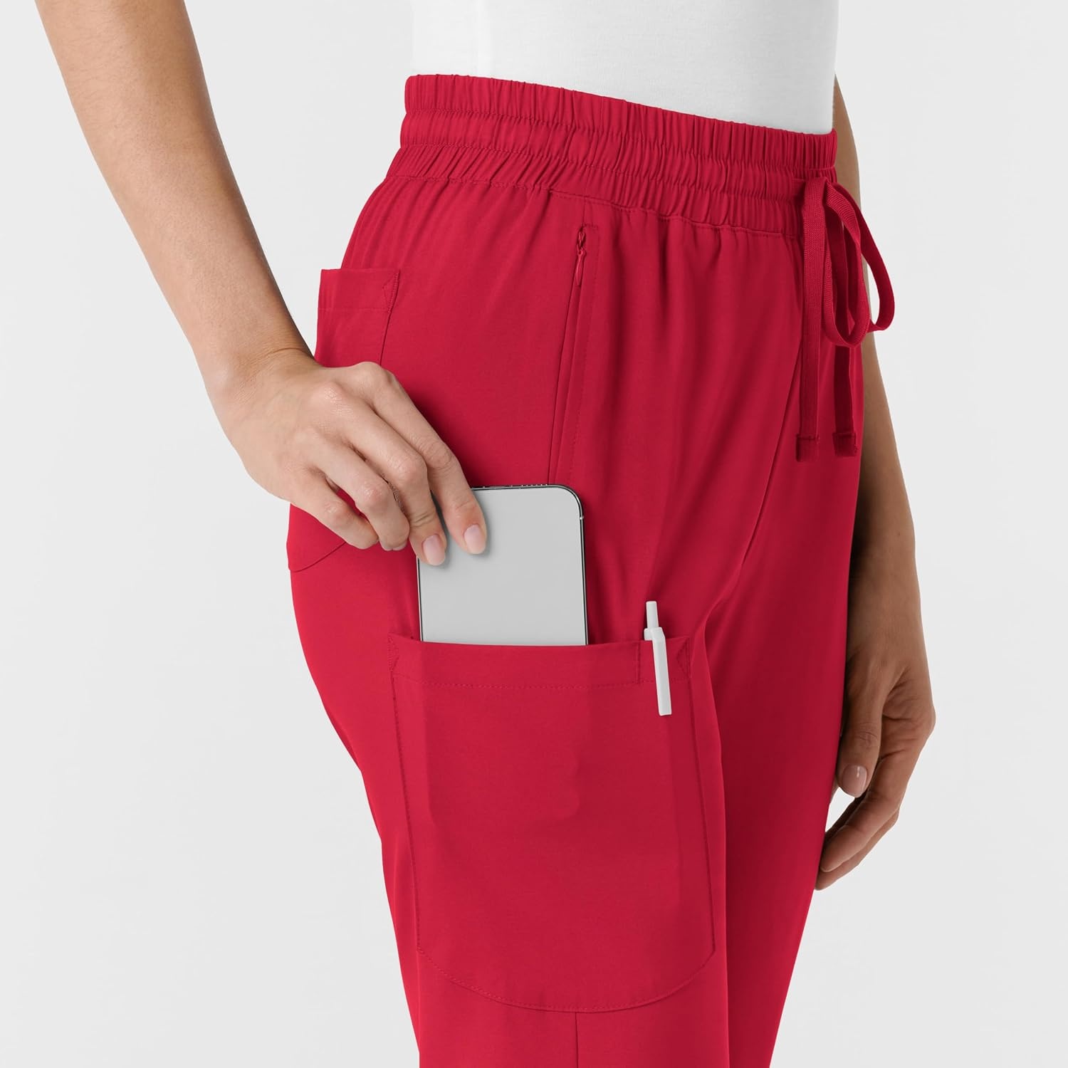Wink Boundless Women’s Bootcut Scrub Pant(Red)