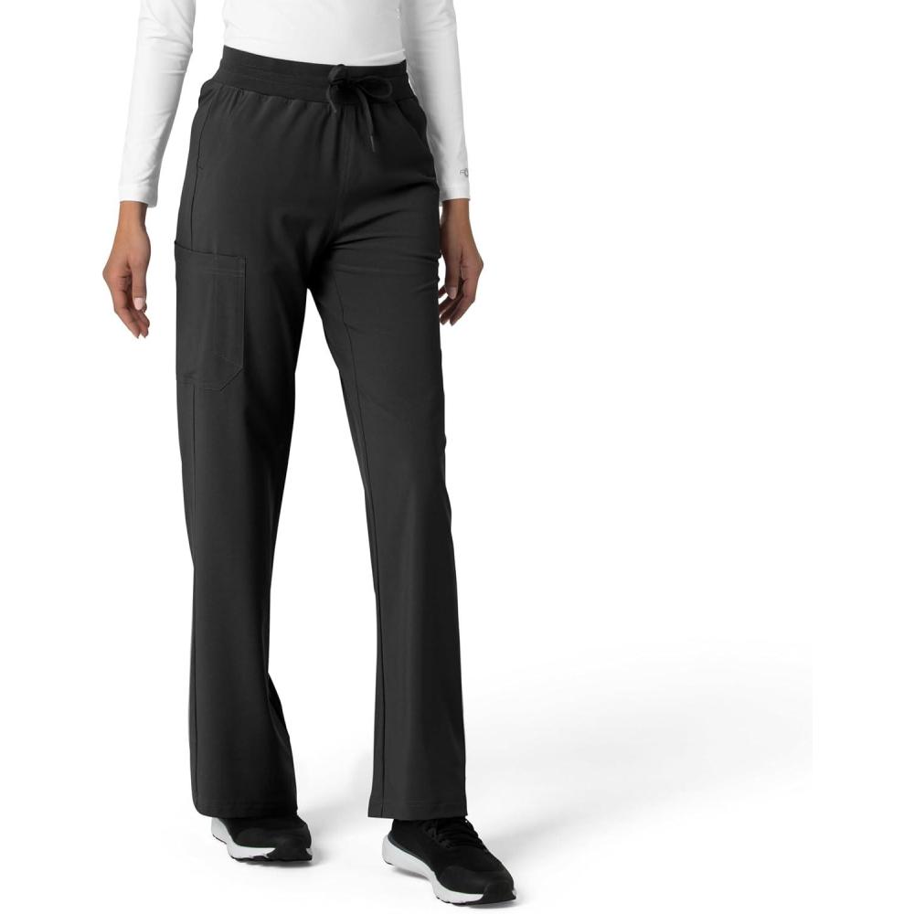 Carhartt Scrubs C53310 Women’s Force® Cross-Flex Boot Cut Scrub Pant Large Navy