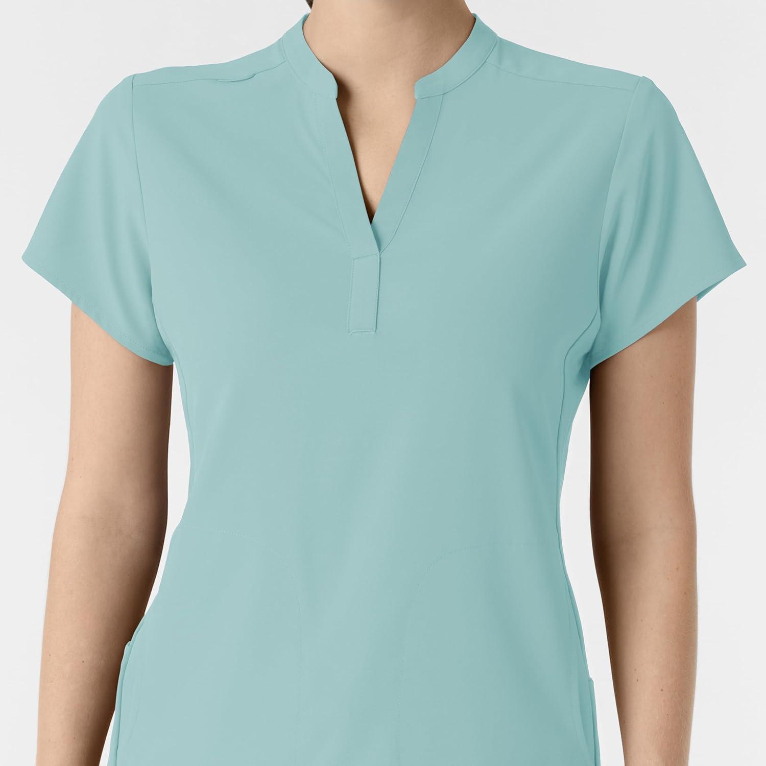Wink Womens Scrub Top(Coastal Blue)