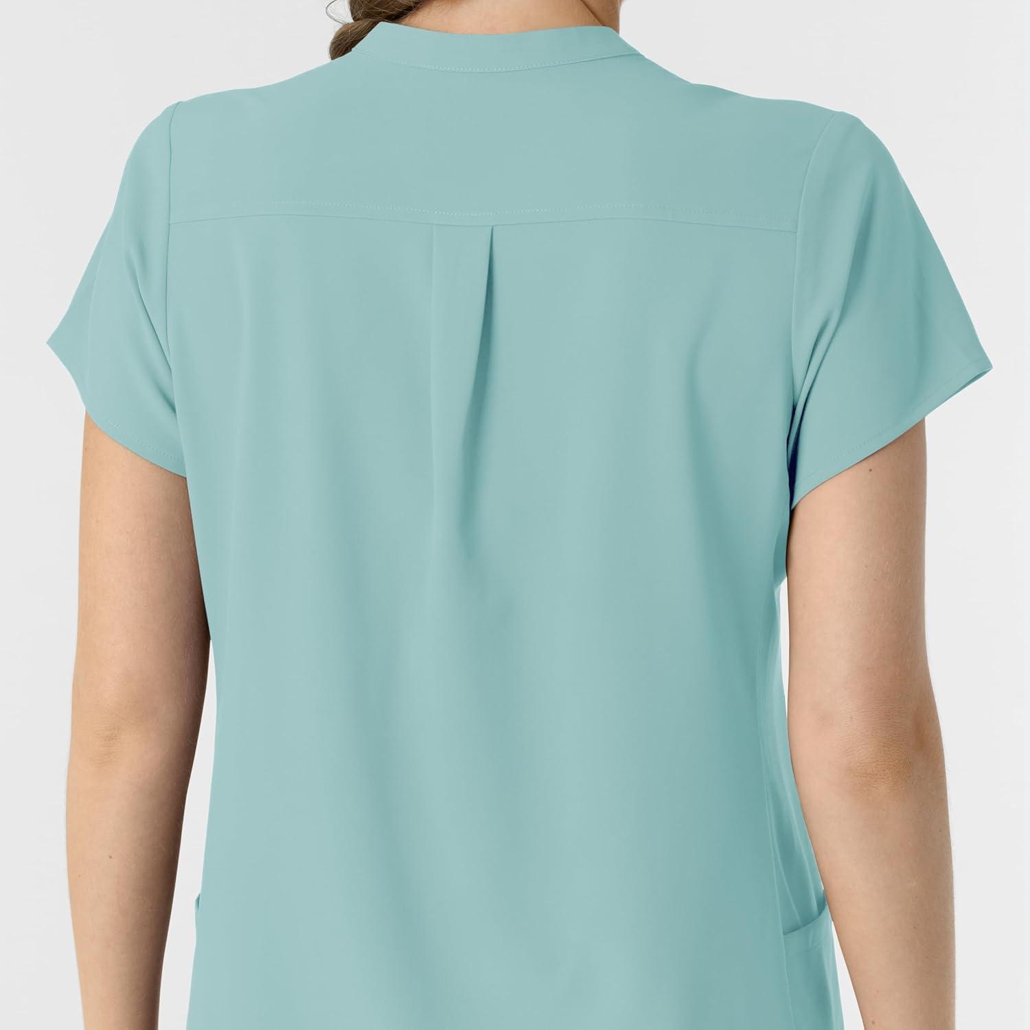 Wink Womens Scrub Top(Coastal Blue)