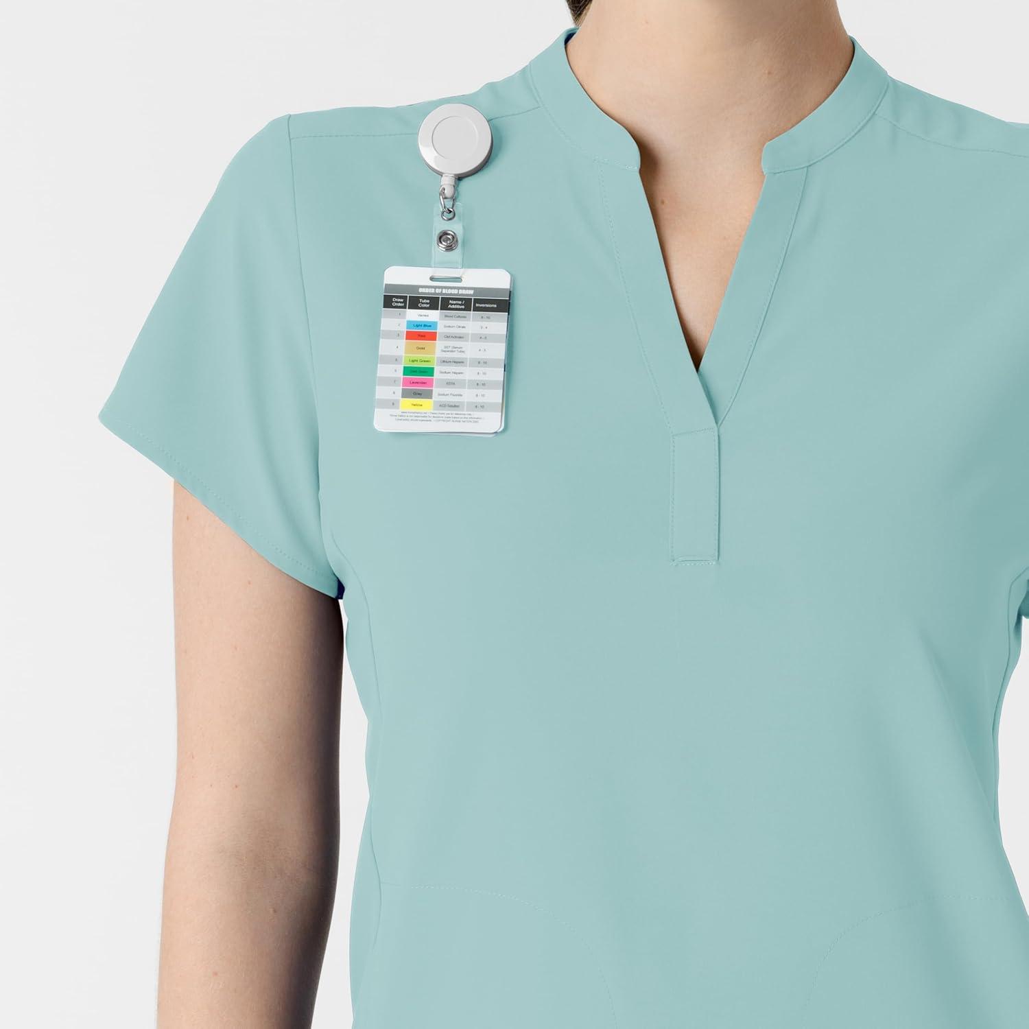 Wink Womens Scrub Top(Coastal Blue)