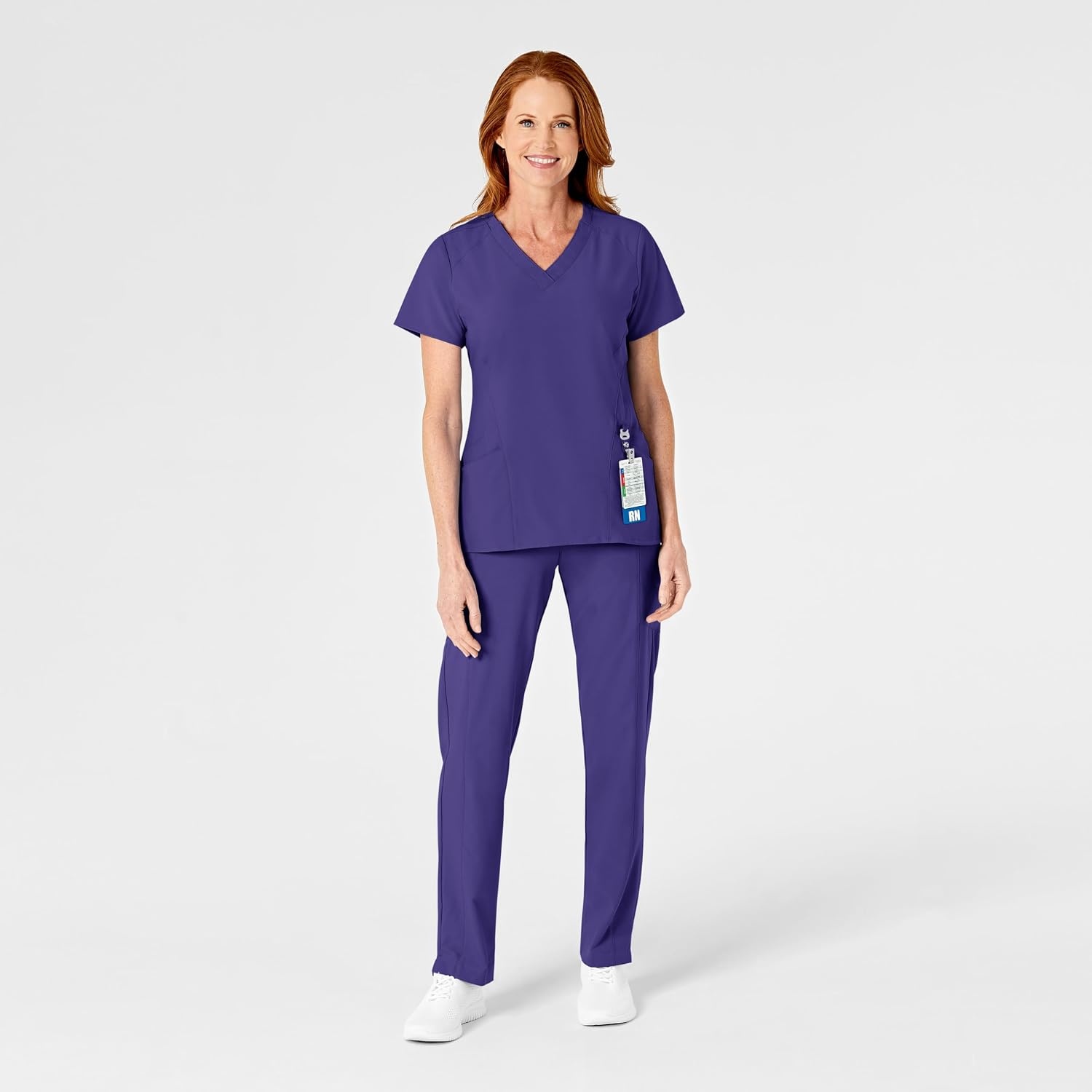 Women’s Flat Front Cargo Pant(Grape)