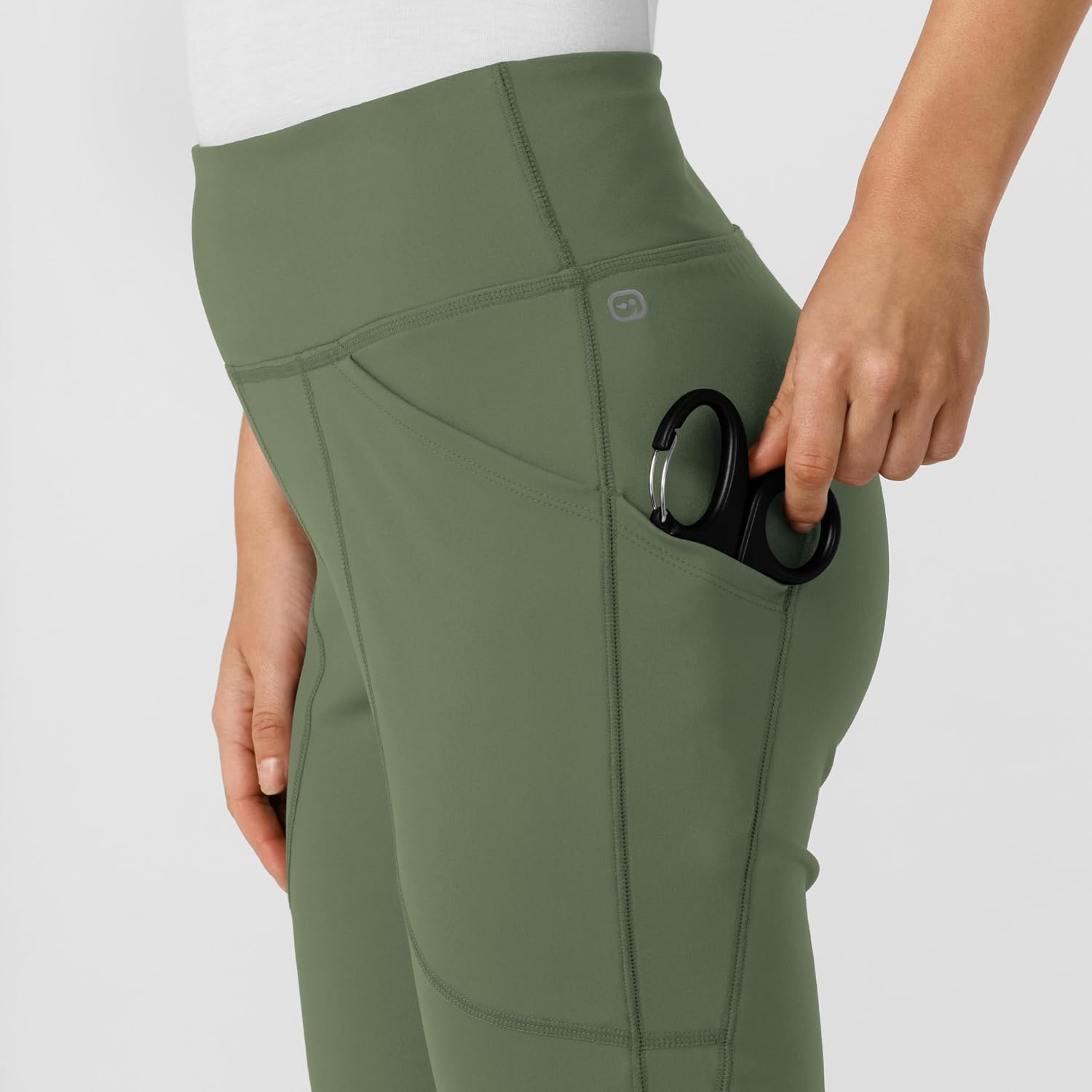 Wink Renew Women’s Flare Yoga Scrub Pant(Olive)