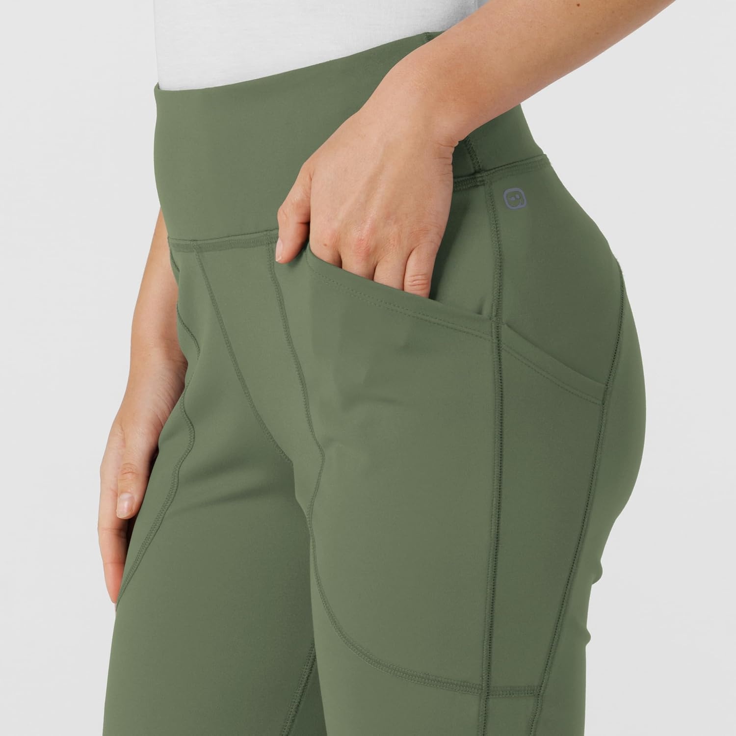 Wink Renew Women’s Flare Yoga Scrub Pant(Olive)