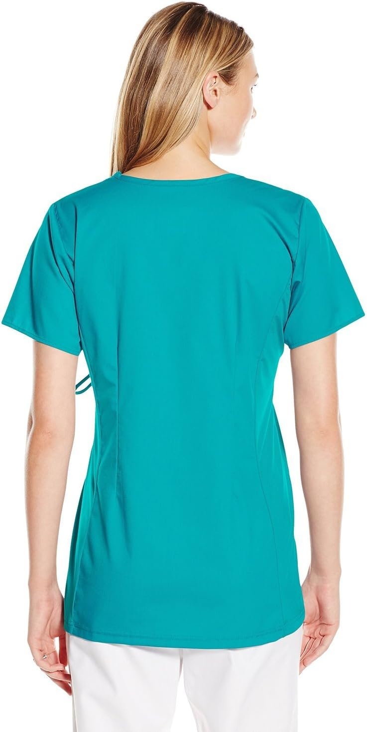Wink WonderWORK Scrubs for Maternity Mock Wrap Scrub Tops