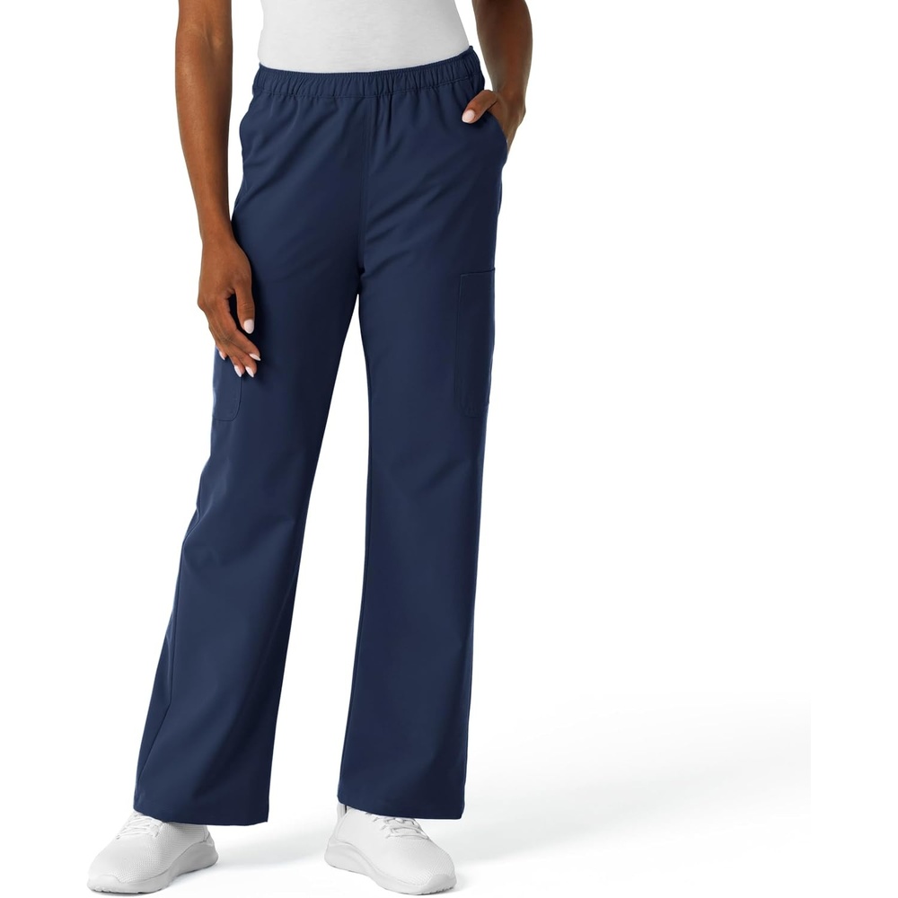 Wink NURTUR Women’s Straight Leg Cargo Scrub Pant(Navy)