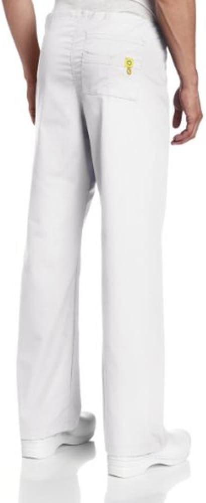 WonderWink Men’s Big The Papa Unisex Seamless Scrub Pant(White)