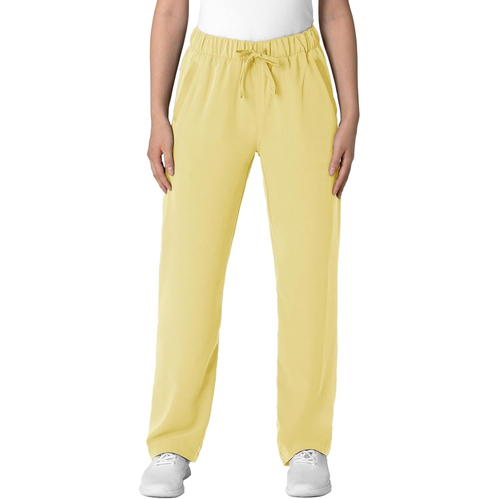 Wink Women’s Women’s Stovepipe High-Low Hem Scrub Pant(Sunshine Yellow)