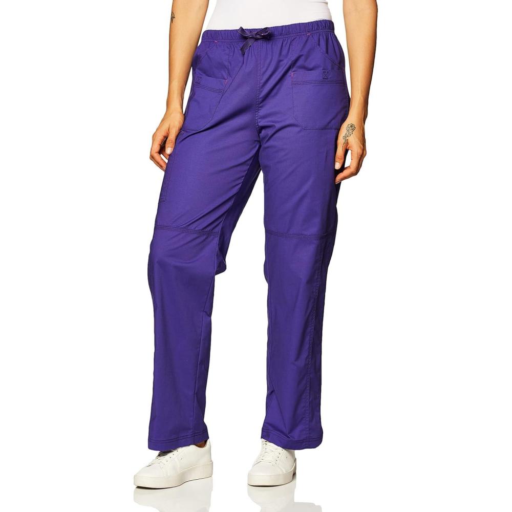 WonderWink Women’s Wonderflex Faith Scrub Pant(Grape)