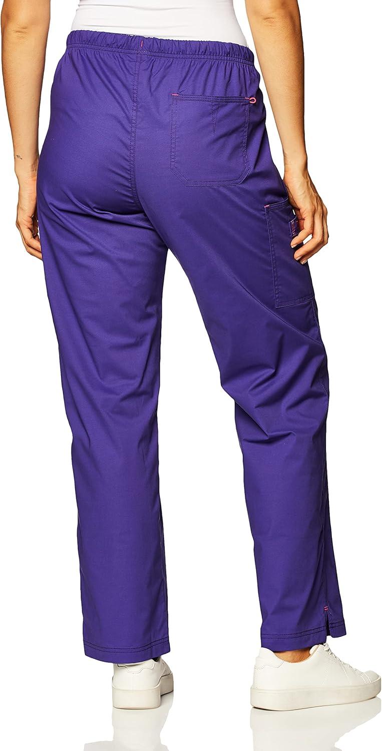 WonderWink Women’s Wonderflex Faith Scrub Pant(Grape)