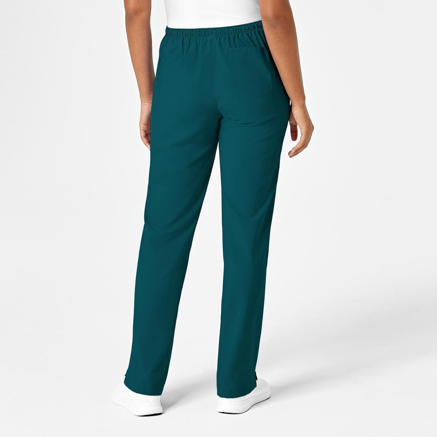 WonderWink W123 Women’s Drawstring Scrub Pant — Caribbean, Large