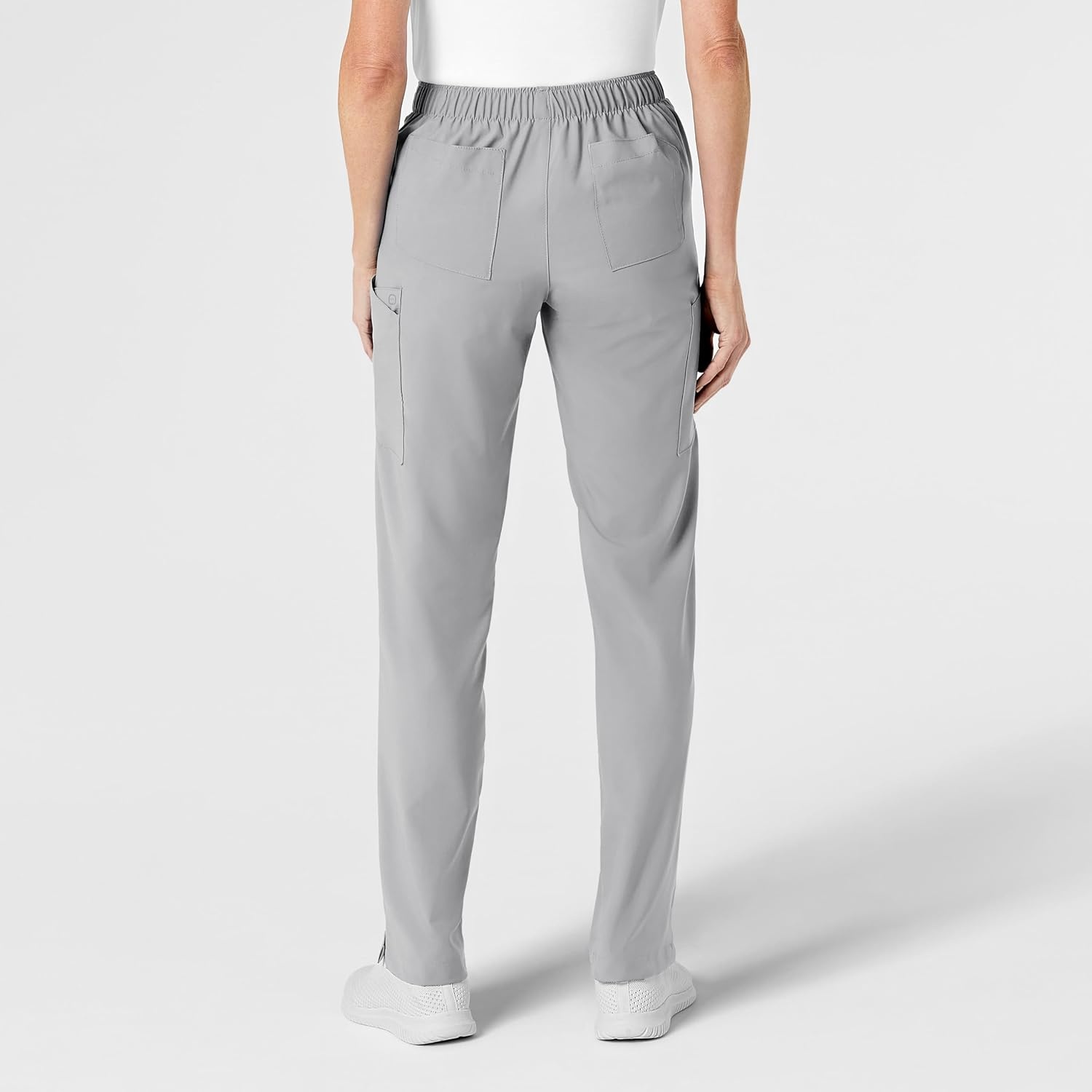 Women’s Flat Front Cargo Pant(Grey)