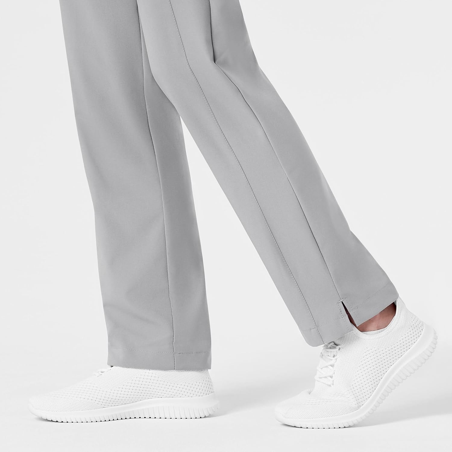 Women’s Flat Front Cargo Pant(Grey)
