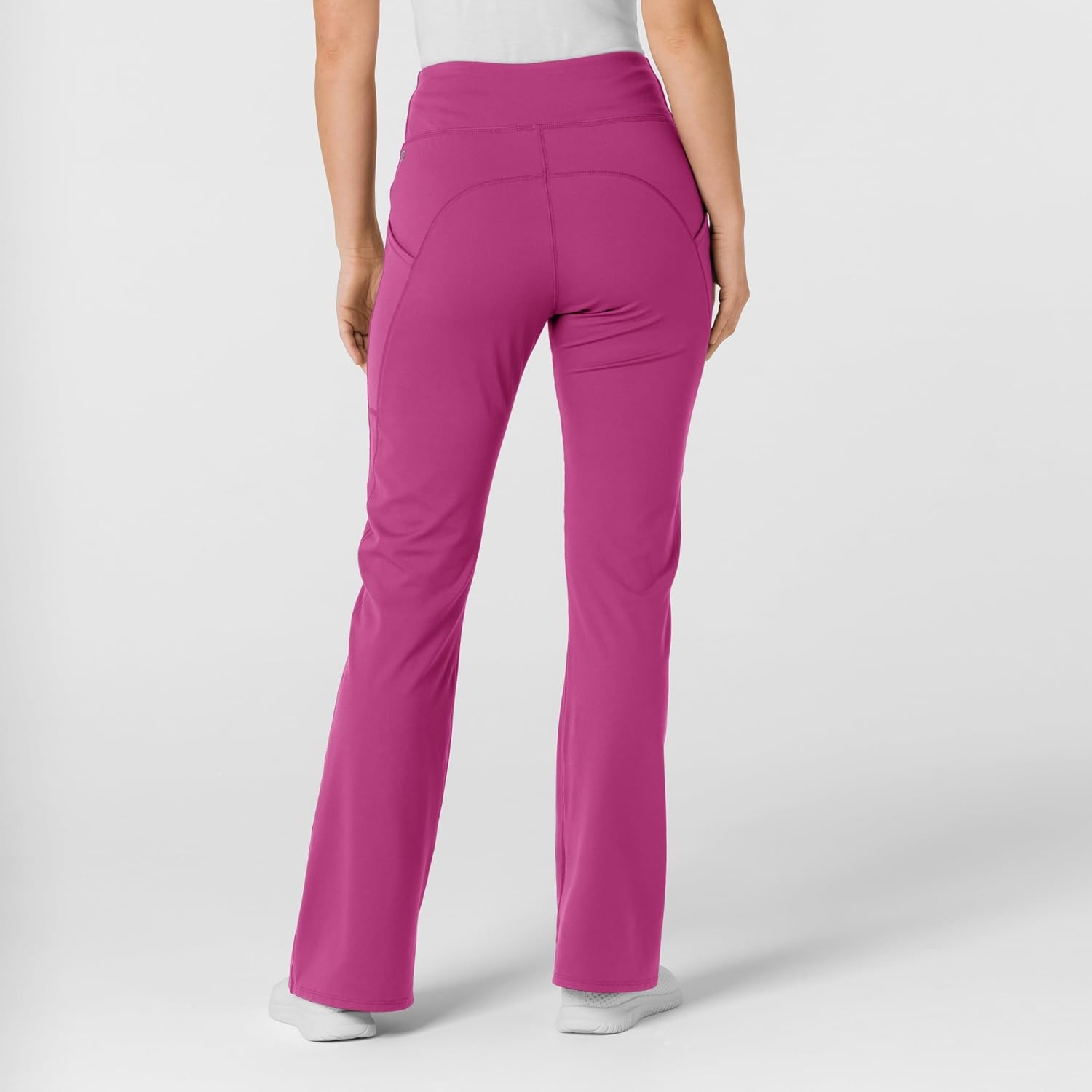 Wink Renew Women’s Flare Yoga Scrub Pant(Raspberry)