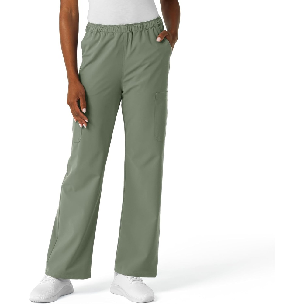 Wink NURTUR Women’s Straight Leg Cargo Scrub Pant(Sage)