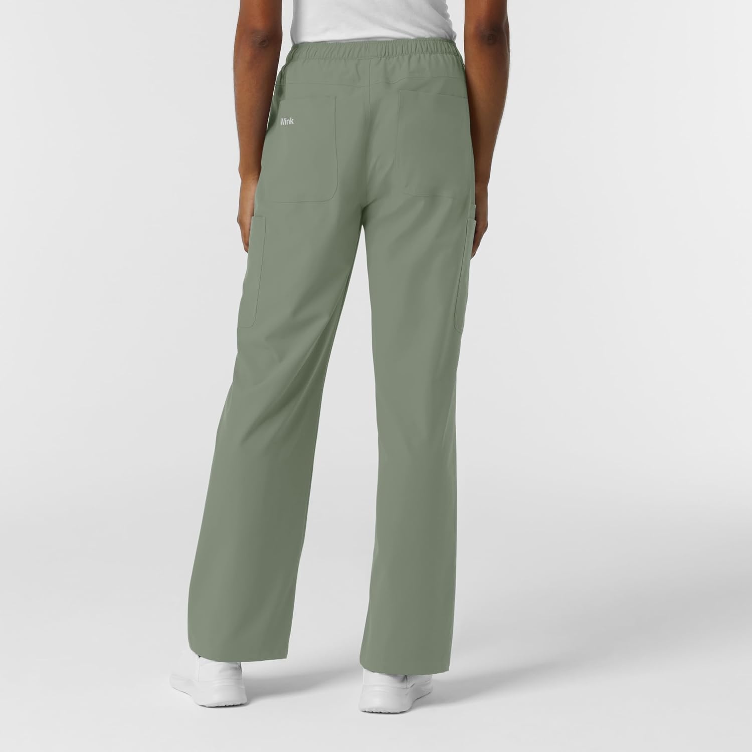 Wink NURTUR Women’s Straight Leg Cargo Scrub Pant(Sage)
