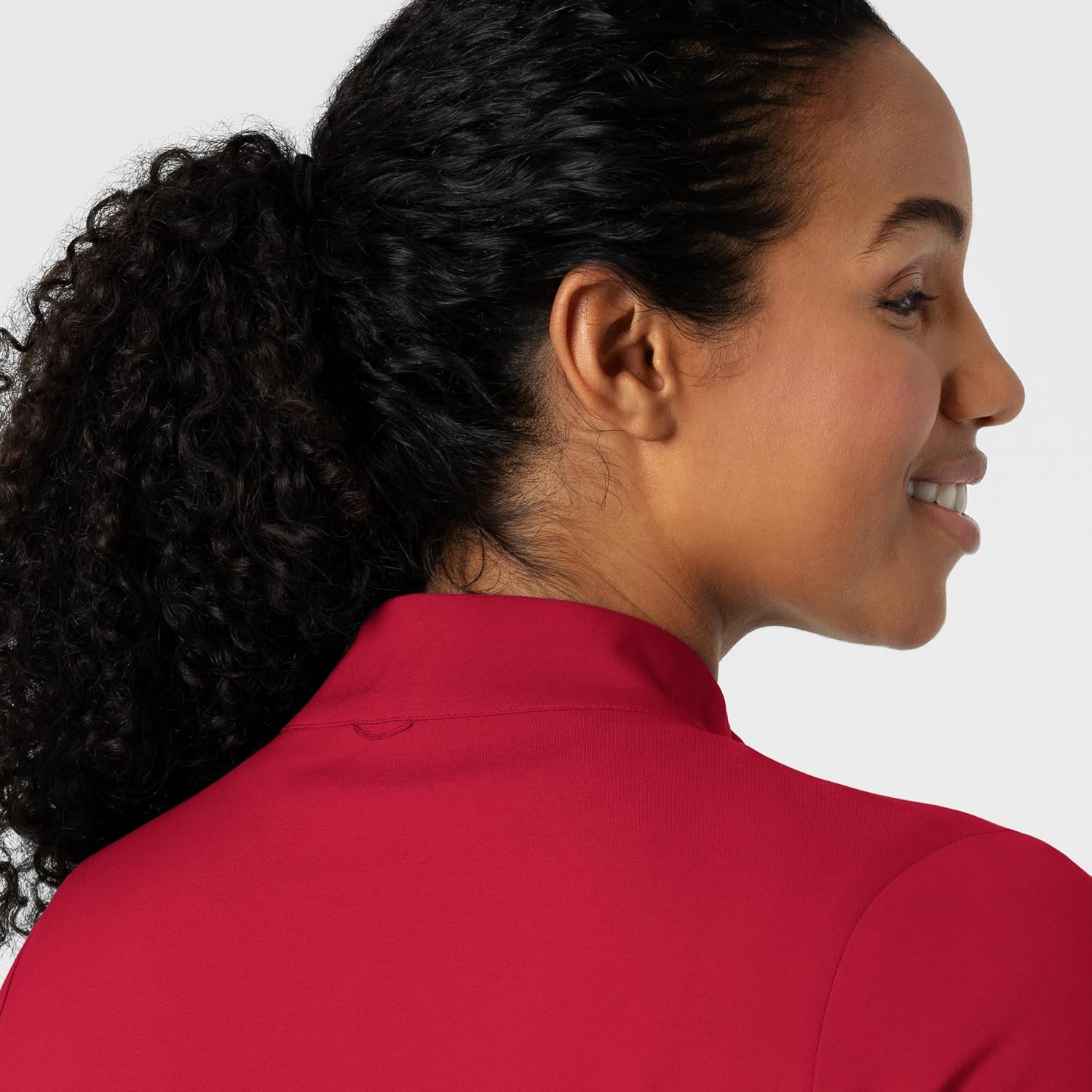 WINK Boundless Women’s Warm Up Scrub Jacket(Red)