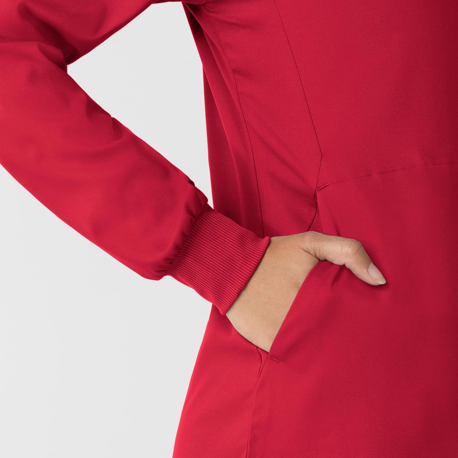 WINK Boundless Women’s Warm Up Scrub Jacket(Red)
