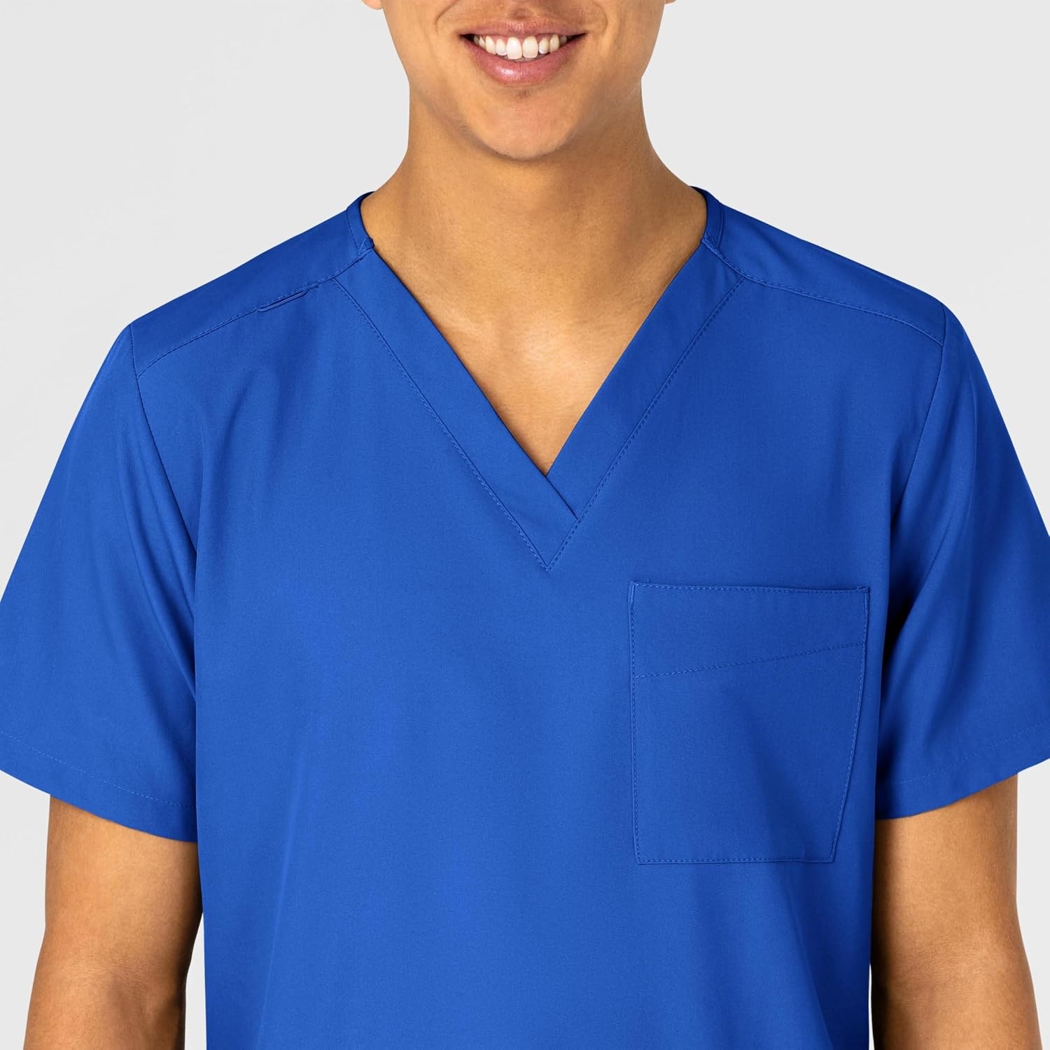 Wink W123 Unisex 4 Pocket Utility Scrub Top(Royal)