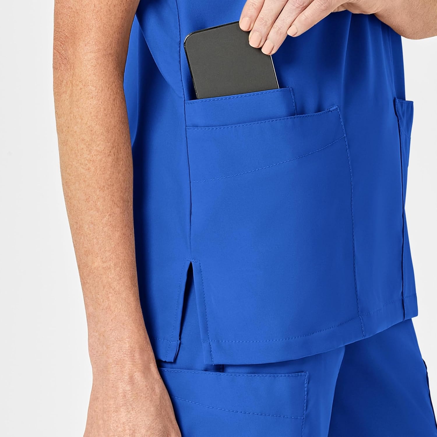 Wink W123 Unisex 4 Pocket Utility Scrub Top(Royal)