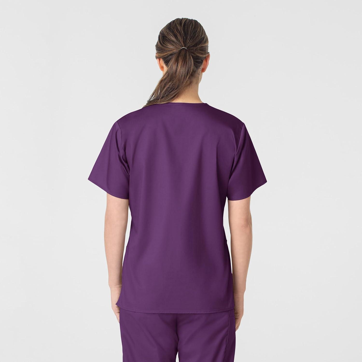 Wink WonderWORK Scrubs for Women, V-Neck Scrub Top