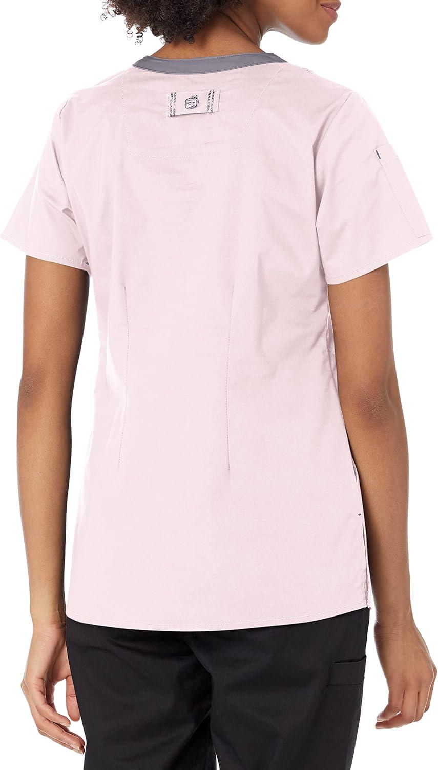 WonderWink Womens Women’s Joy V-nk Tuck-in TWomen’s Joy V-Nk Tuck-in T(Rose Blush)