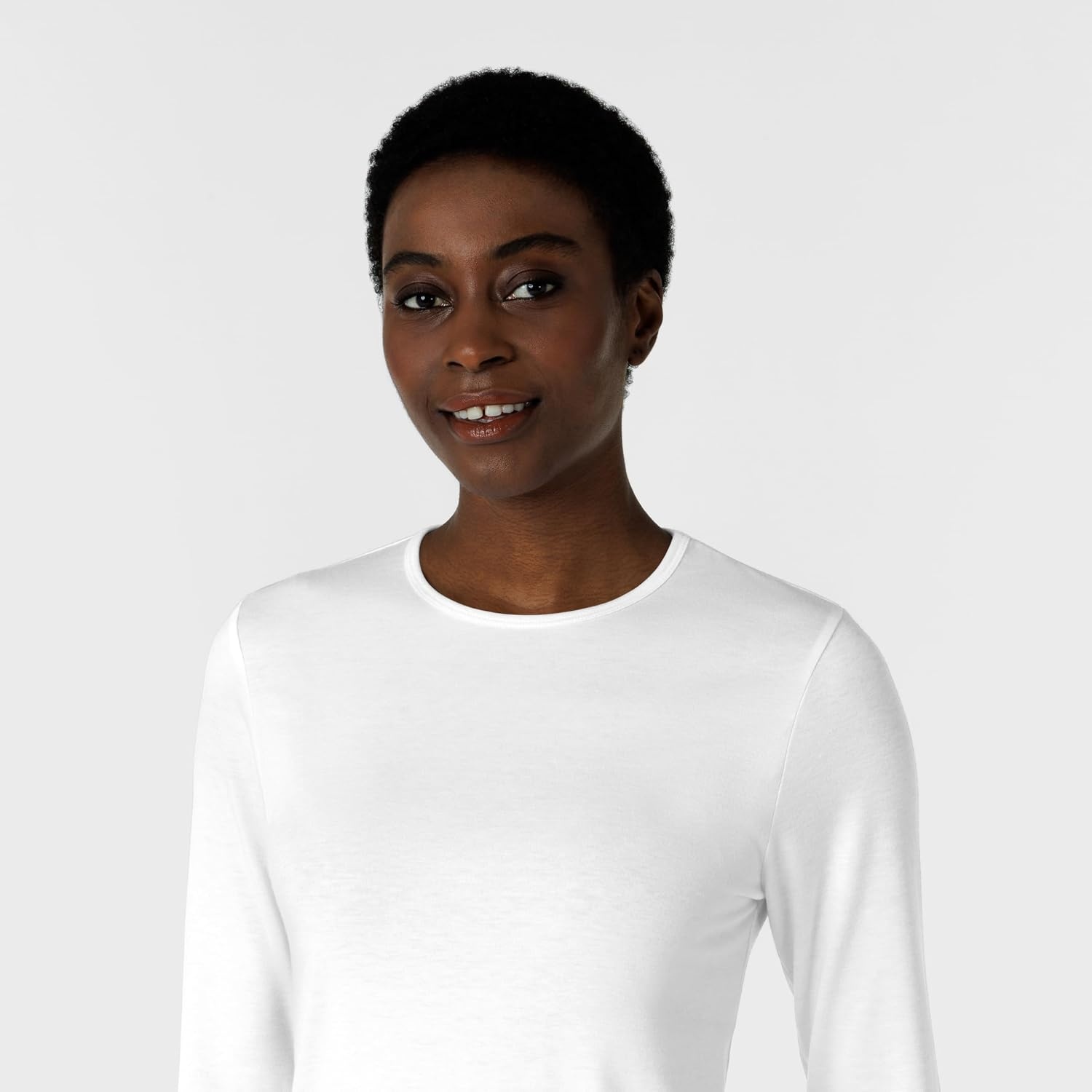 Wink Layers Women’s 3-Pack Essential Layer Long Sleeve(Black/White/Pacific Blue)