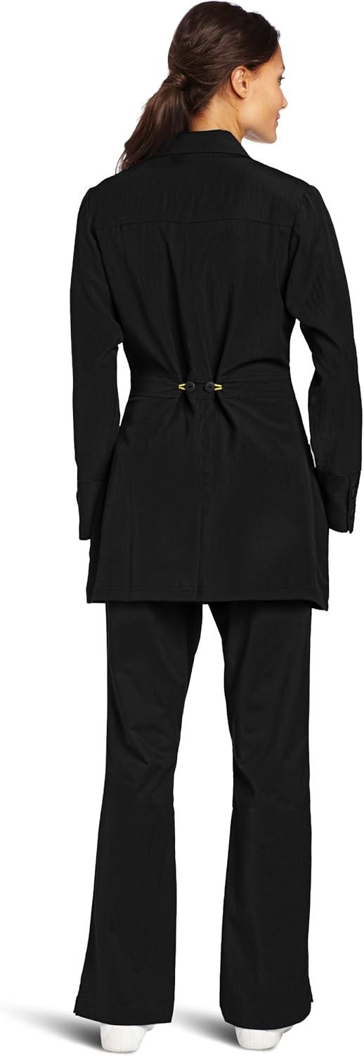 WonderWink Women’s Utility Girl Stretch Lab Coat(Black)