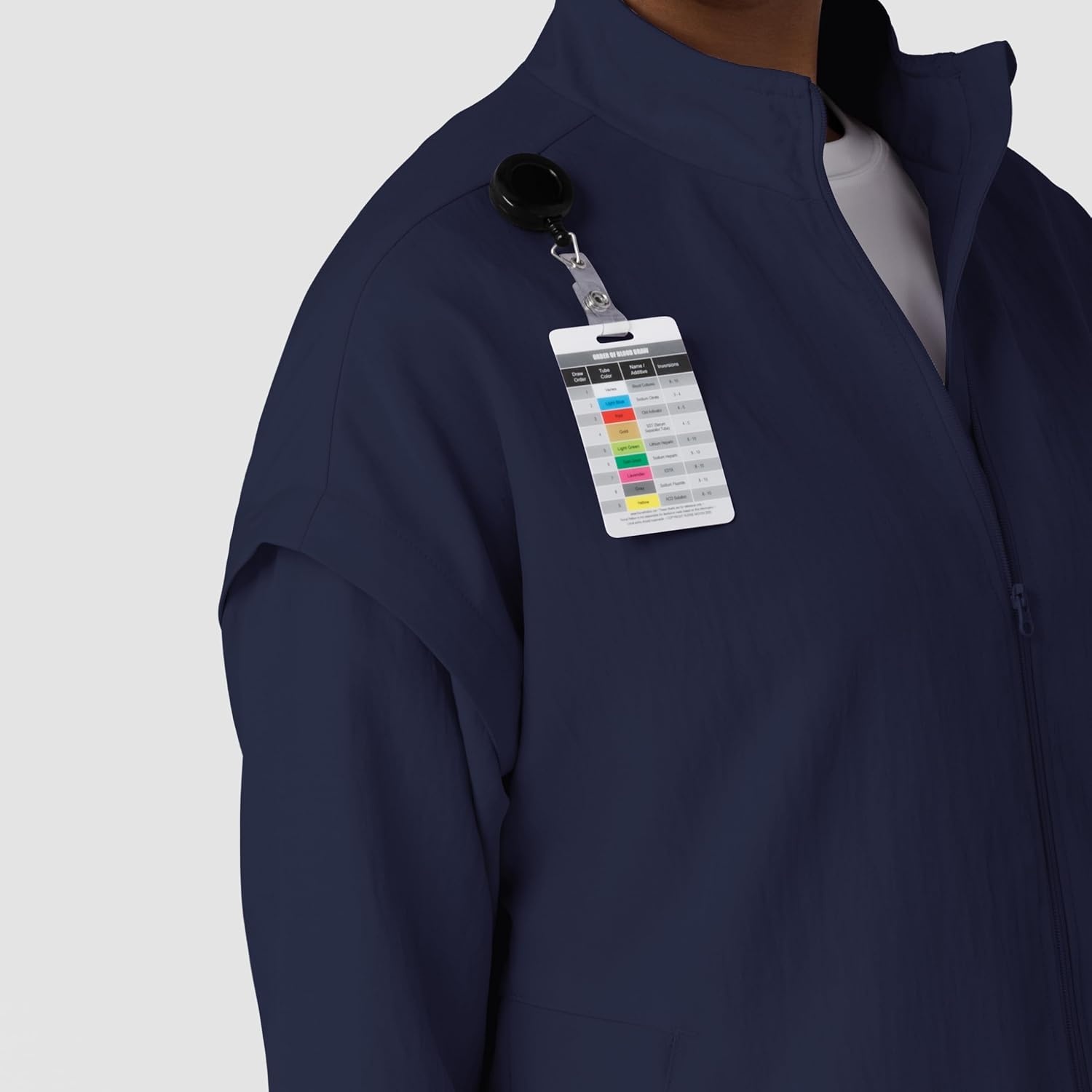 WonderWink Women’s Women’s Breezebreaker Scrub Jacket(Navy)