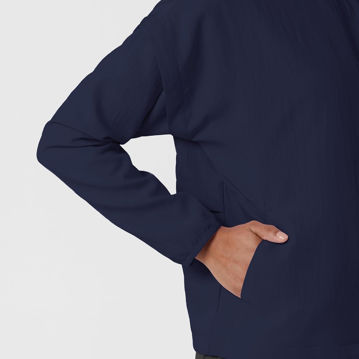 WonderWink Women’s Women’s Breezebreaker Scrub Jacket(Navy)