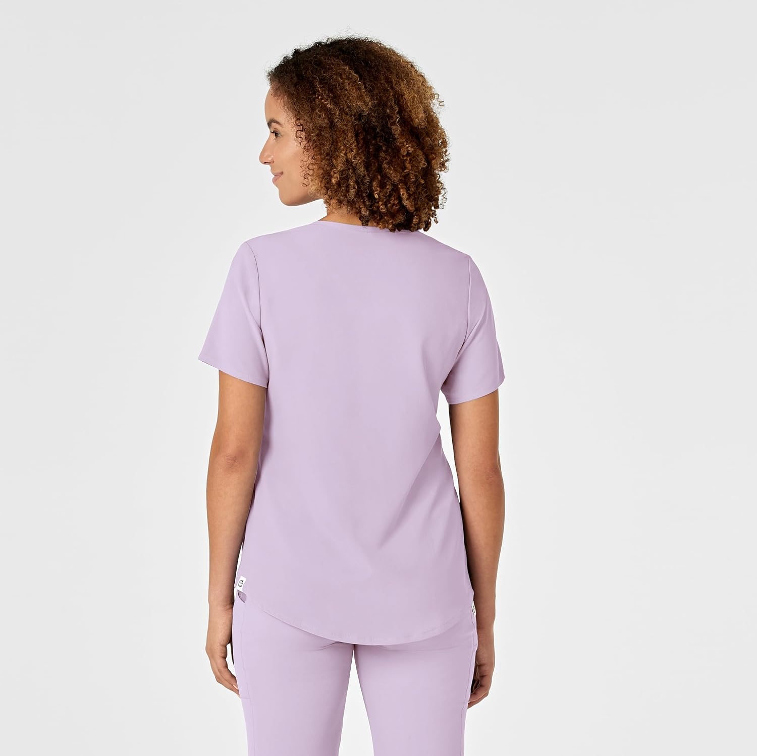 WINK Nova Women’s Flex-n-Reach V-Neck Scrub Top(Pastel Lilac)