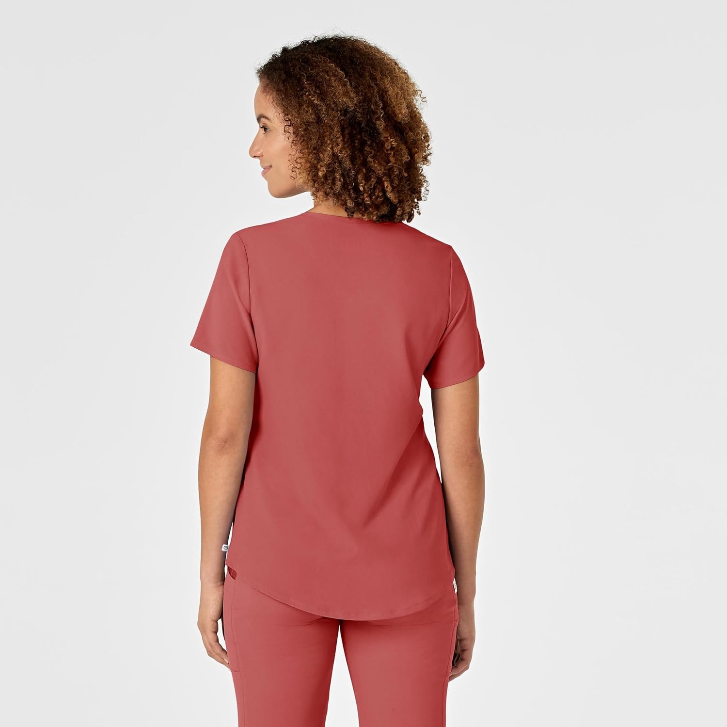 Wink Renew Women’s V-Neck Scrub Top(Mineral Red)