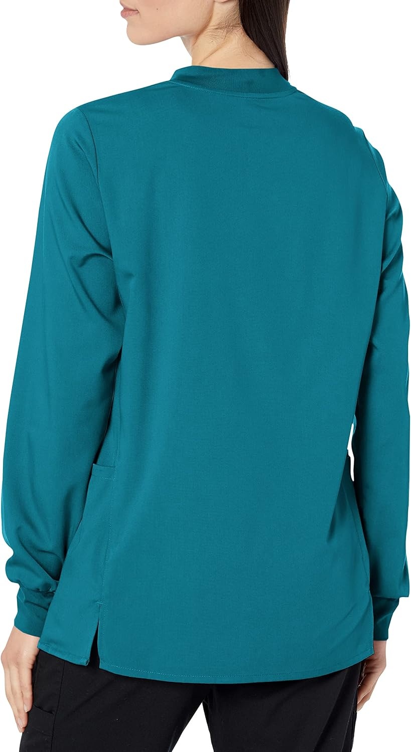 WINK PRO Women’s Snap Front Warm-Up Jacket(Caribbean)