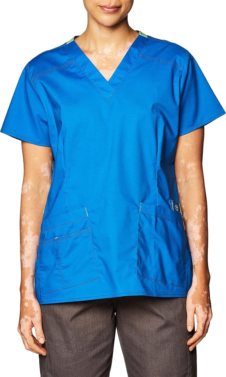 Wink WonderFLEX Women’s Verity V-Neck Scrub Top(Royal)